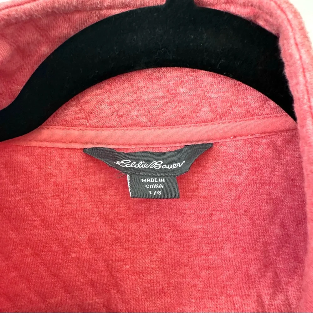 Eddie Bauer Quilted Half-Zip Pullover - Picture 2 of 5